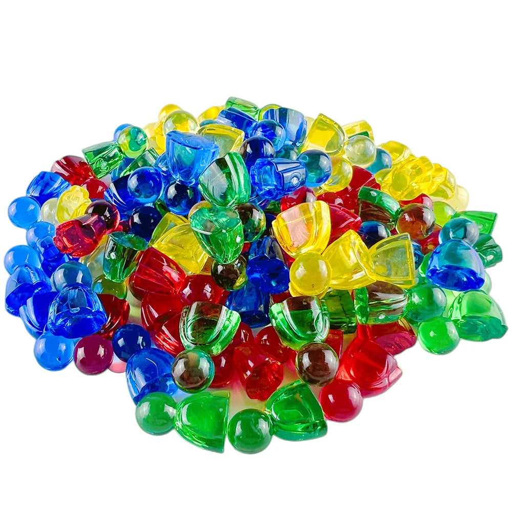 Pawn/ Chess 24mm Plastic Game Pieces for Board Game Accessories 4 Colors 10pcs