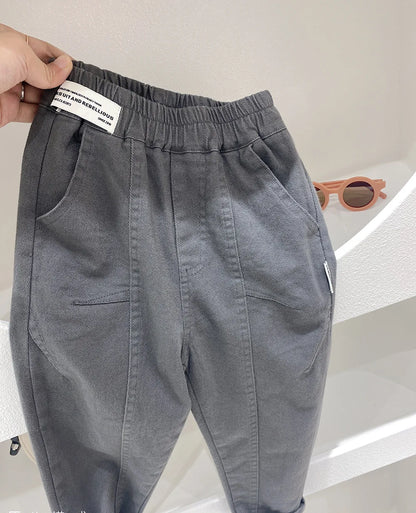 Boys' Pants Spring and Autumn Pants, Big Boys' Autumn Fashion, Western Style, Autumn Children's Clothing, Boys' Casual Pants, Bo