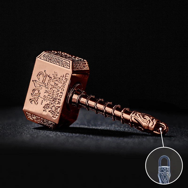 Wiitin Thors Battle Hammer Fidget Hand Spinner Made By Metal The Mighty Mjolnir Keychain Toy Stress Relief Toys For Kids Gift