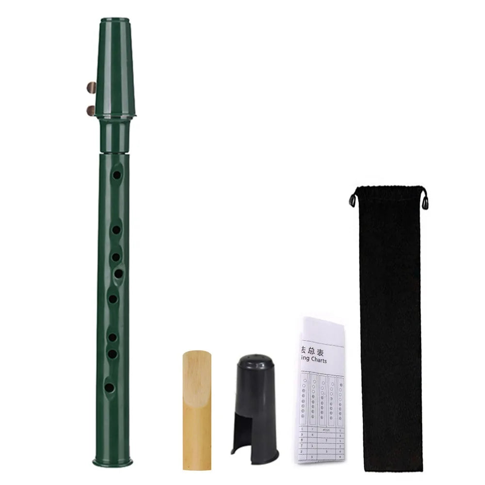 Mini Portable Saxophone Lightweight with Carrying Bag Woodwind Instrument 8-Hole Classical Pocket Saxophone