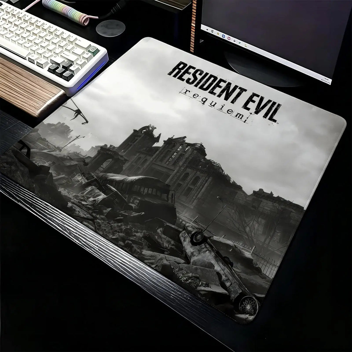 Resident Evil Mouse Pad Regular gaming mouse pad S/M/L size Office mouse pad Laptop desk mat Stitched edge mouse pad