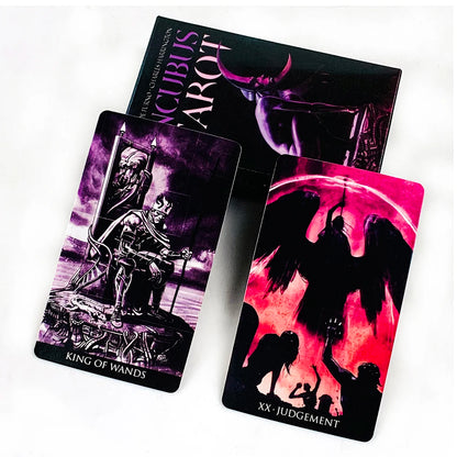 New Incubus Tarot Deck 78 Pcs Nightmare-themed Tarot Cards Mysterious Divination Card Board Game，Holiday Game Collection Cards