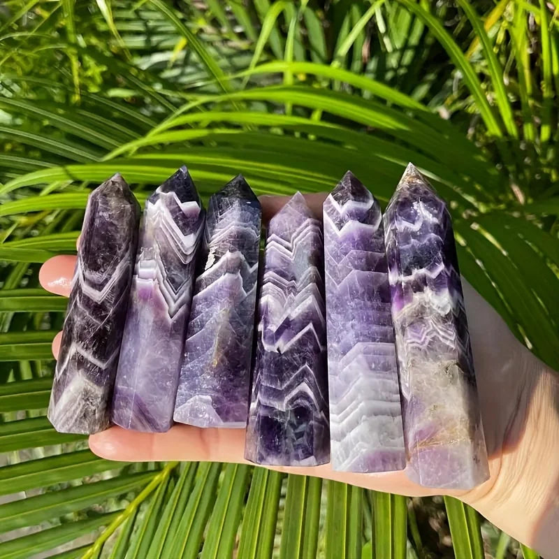 Natural Amethyst Point Tower, Pure and Fragrance-Free Home Decoration, Perfect Natural Crystal Gift, Festival and Birthday Gift
