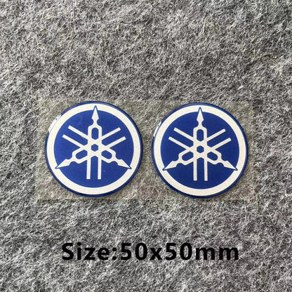3D Emblem Yamaha Stickers  Logo Decal Gold White Blue Red Sticker