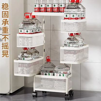 Carrito Bookshelf Mobile Kitchen Trolley Organizer with Wheels Gap Mobile Bookshelf Trolley Household Storage Rack 트롤리 수납선반