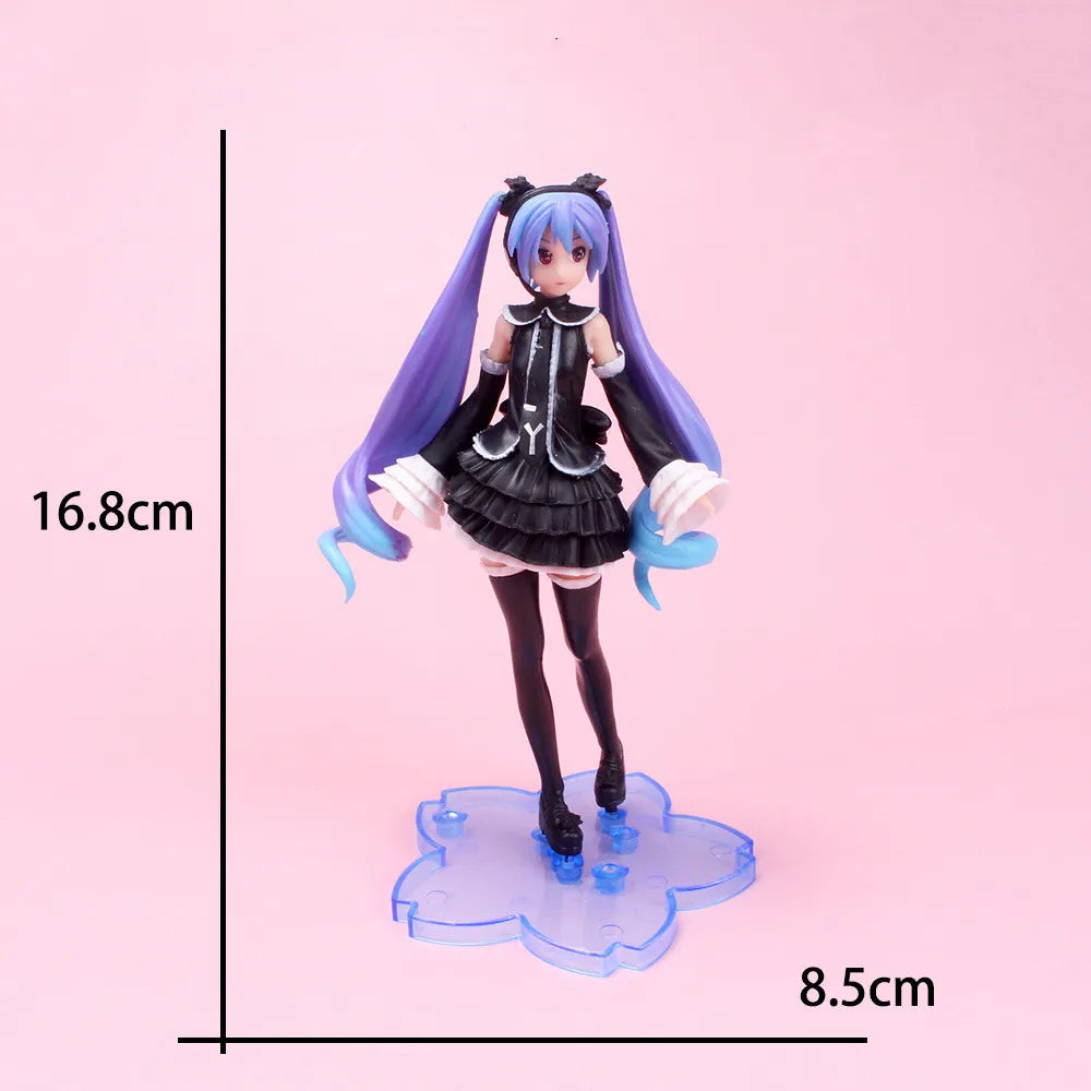 Hot Kawaii Girl Hatsune Miku Anime Figure Fashion Subclture Miku Action Figure Birthday Gift PVC Collection Model Doll Toys