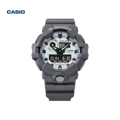 Casio G-SHOCK Night Glow Series Men's Watch with Gray Case, Shock Resistant