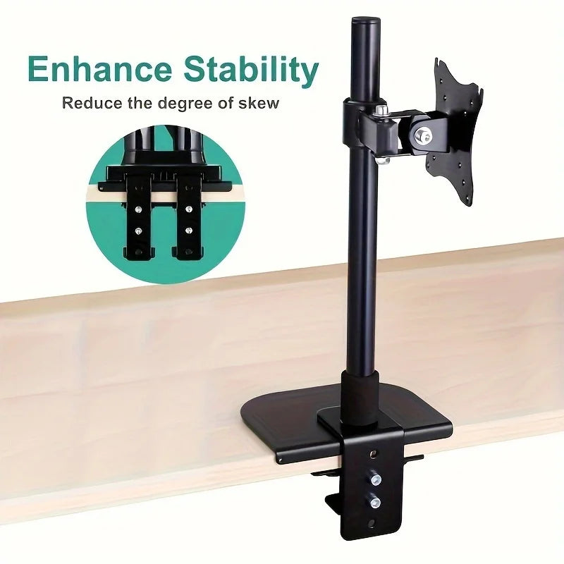Monitor Mount Reinforcement Plate Large Table Mounting Bracket For C Clamp