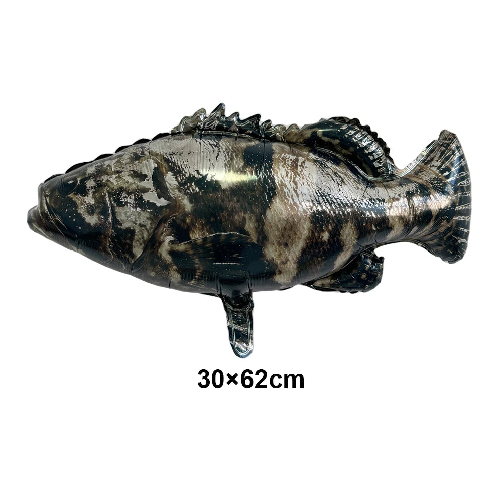 Fish Balloons Realistic Balloons Fishing Birthday Party Decor Cute Inflatable Fish Balloons for Fishing Theme Party Decorations