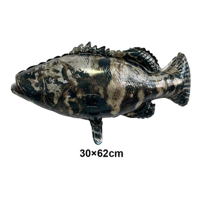 Fish Balloons Realistic Balloons Fishing Birthday Party Decor Cute Inflatable Fish Balloons for Fishing Theme Party Decorations