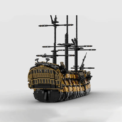 4115pcs MOC HMS Euthyphro Disneieny Pirates The Caribbean Model Building Blocks Construction Toy Christmas Gifts Brick Kids