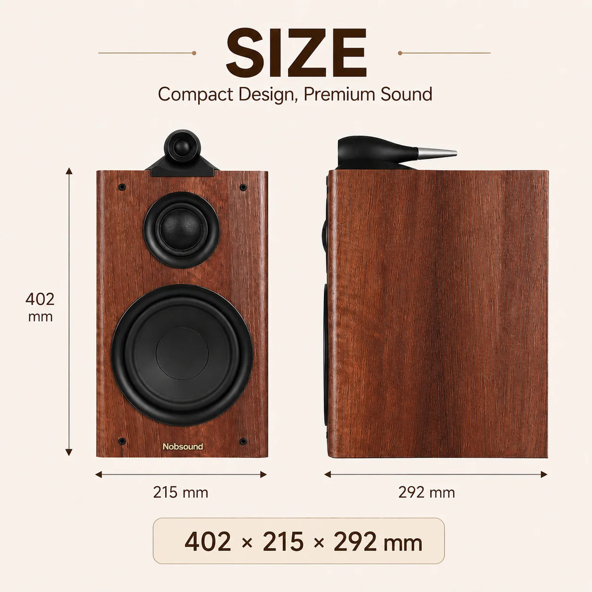 6.5 Inch Speaker Three-Way Passive Bookshelf Speaker 120W HiFi Fever Monitor Audio 6ohm Home theater Speakers Sound Box NS-Q3