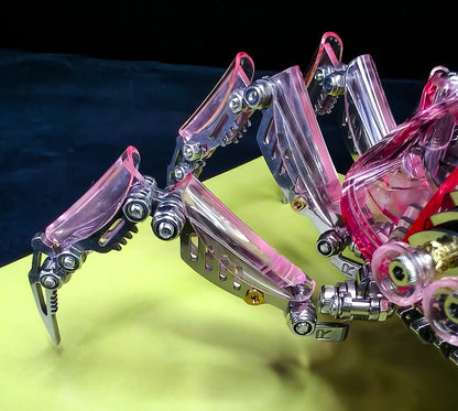 Exquisite Mechanical Crab Magnetic Suction Lamp Metal Assembly Model Trendy Toy Ornament DIY Handmade Three-Dimensional Gift