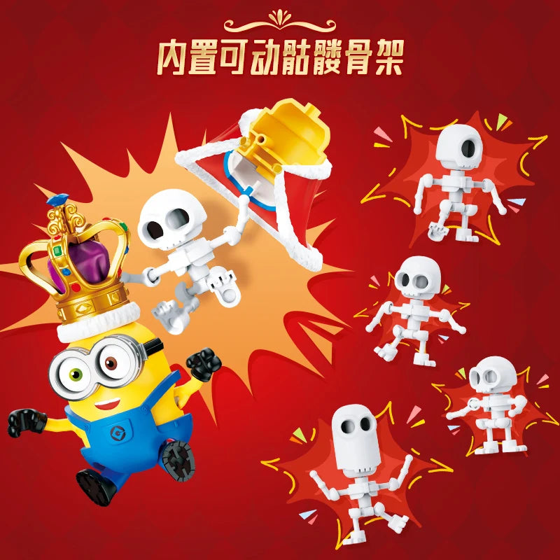 BLOKEES Minions Cute & Cool Version Series GV01 Cute Transformation Celebration Surprise Blind Box Toy Children's Birthday Gift