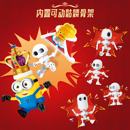 BLOKEES Minions Cute & Cool Version Series GV01 Cute Transformation Celebration Surprise Blind Box Toy Children's Birthday Gift