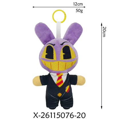 New Styles The Amazing Digital Circus Pomni Jax Plush Toy Anime Cute Theater Rabbit Doll Cartoon Clown Christmas Kids Gifts