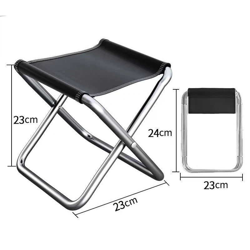 @*Foldable Backpack Stool Portable Folding Stool With Carry Bag Lightweight Mini Easy Carry Outdoor Chair For Travel For Travel