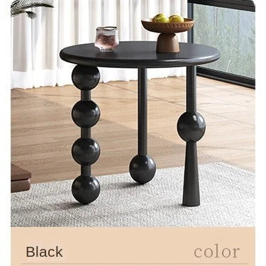 Scandinavian Solid Rubber Wood Table Small Side Table Creative Design Coffee Table Living Room Household Sofa Side Table