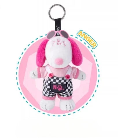 Peanuts Snoopy Mood Outfit Series Blind Box, Trendy Toy Backpack Charms, Figure Merchandise, Birthday Gifts for Girls
