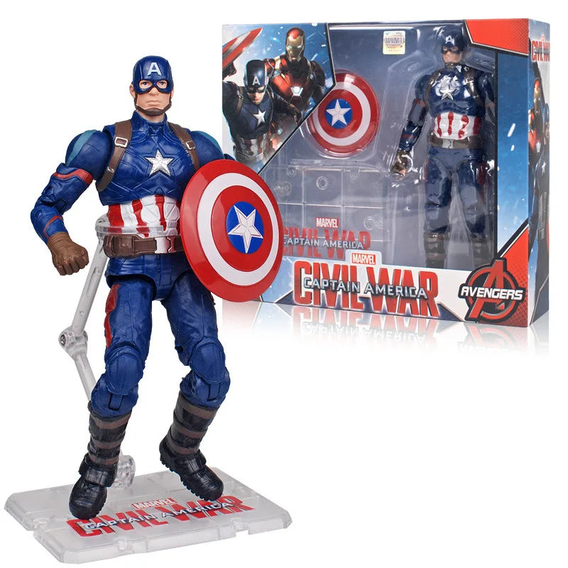 Zhongdong Marvel Avengers Super Heroes Action Figure Collectible Model Statue Desktop Decoration For Adult Marvel Fans