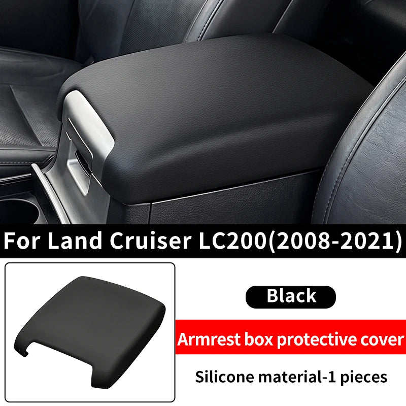 For 2008-2021 Toyota Land Cruiser LC200 200 Armrest Box Cover Dustproof Scratch Resistant Protection Car Interior Accessories
