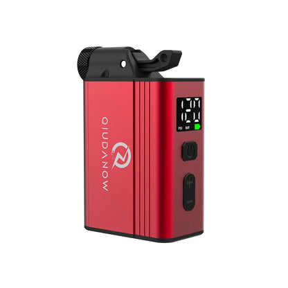 QIUDANOW Mini Electric Bike Portable Air Inflator Tire Gauge Wireless Air Pump Schrader Presta Clik Valve Bicycle Accessories
