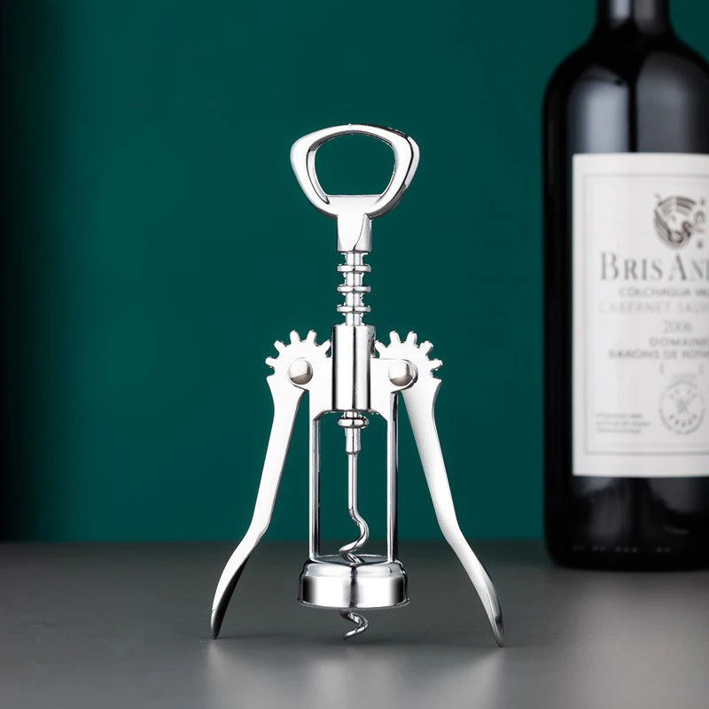 Hand Movement Bottle Opener Classic And Practical Stainless Steel Wine Opener Portable Wine Cork Remover Kitchen Gadgets
