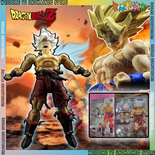 In Stock N&T SHF Battle Weekly Goku Figures 1/12 Scale Dragon Ball Z Anime Action Figurine Collectible PVC Statue Ornaments Toys