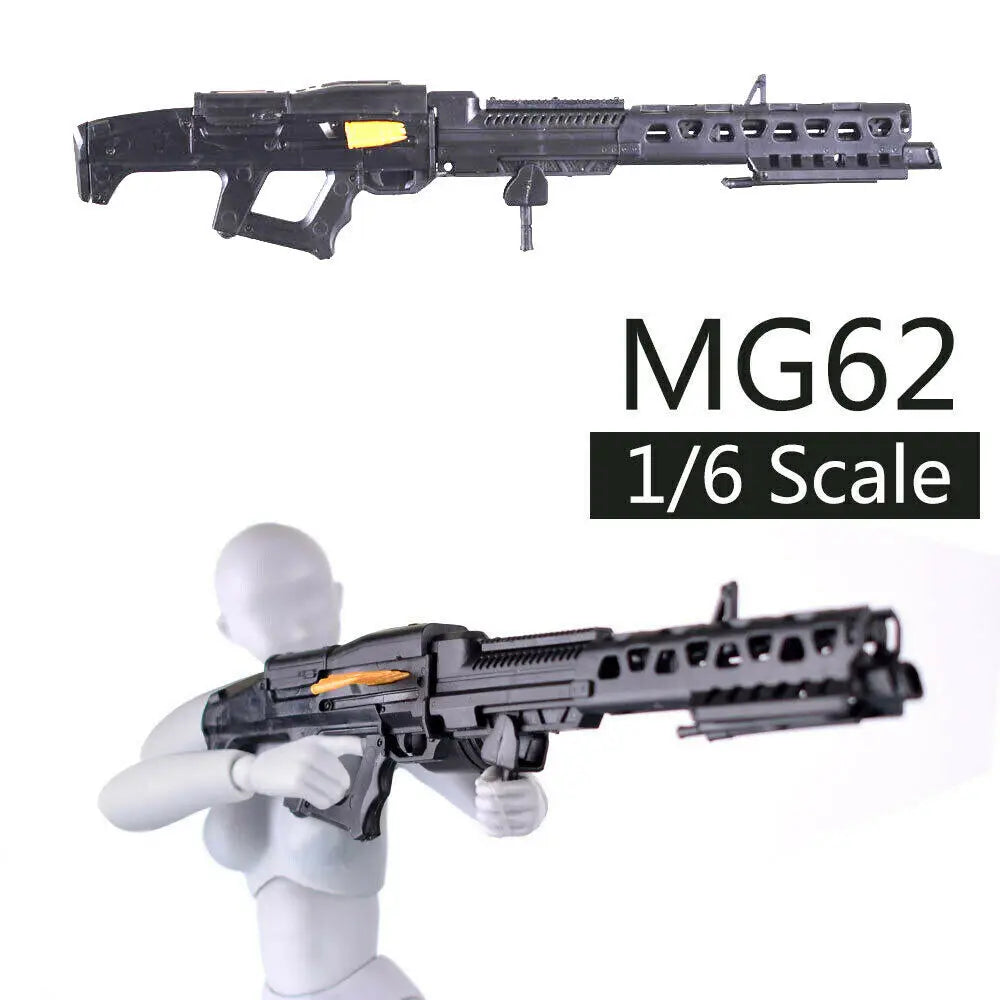 1/6 Scale Assemble Gun MG62 Fit 12 Action Figures MG Gundam Model