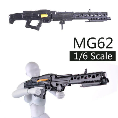 1/6 Scale Assemble Gun MG62 Fit 12 Action Figures MG Gundam Model