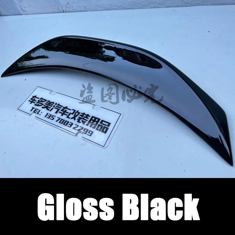 For Mazda MX5 Miata ND RF LMS Style Confiber Fiber Glass Unpainted Duckbill Spoiler Trunk Wing Lip Racing AccessoriTrim