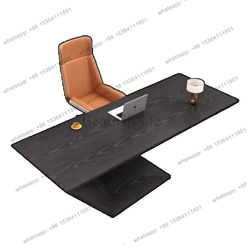 LJY Creativity Modern Computer Desks Designer Conference Work Reception Office Desk European Art Mesa Escritorio Office Furnitur