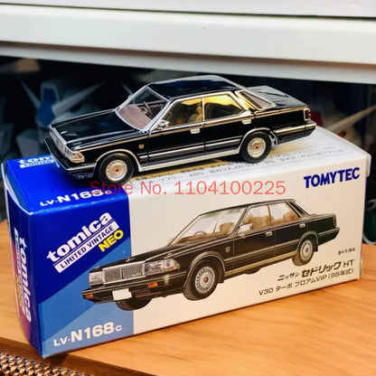 In Stock TAKARA TOMY TOMYTEC 1/64 LV-N168C Nissan Cedric HT V30 Spot Goods Model Car Collect Edition Alloy Die Casting Toy Car
