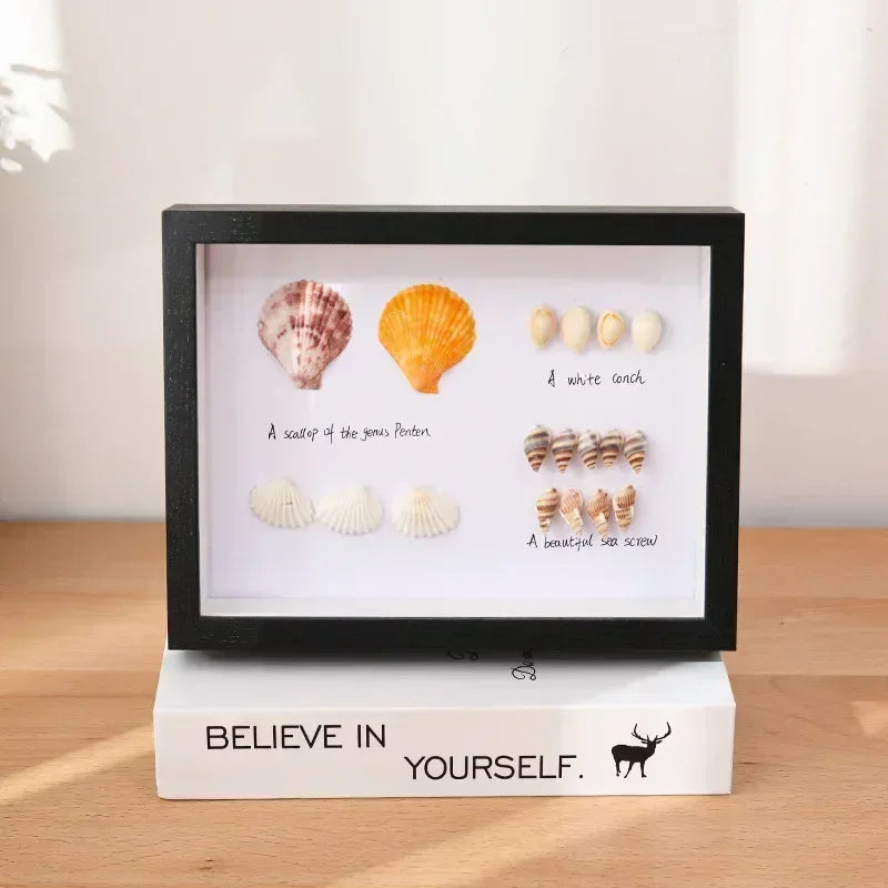 Wood Shadow Box Frame Deep 3d Photo Frame Depth 3cm Specimens Holder Pefect for Dried Flower Picture Shell Insect DIY Home Decor