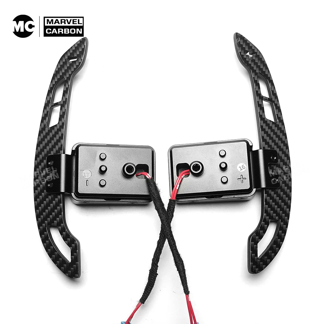 For BMW 1-4 series f20 f21 f30 f22 f80 g20 g30 g80 m3 m5 x3 x5 Magnetic Carbon Fiber Steering Wheel Paddle Shifter Extensions