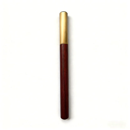 Luxury Retro Wood Bronze Fountain Pen Office Business Writing Art Calligraphy Ink Pens 0.5mm School Student Stationery Gifts
