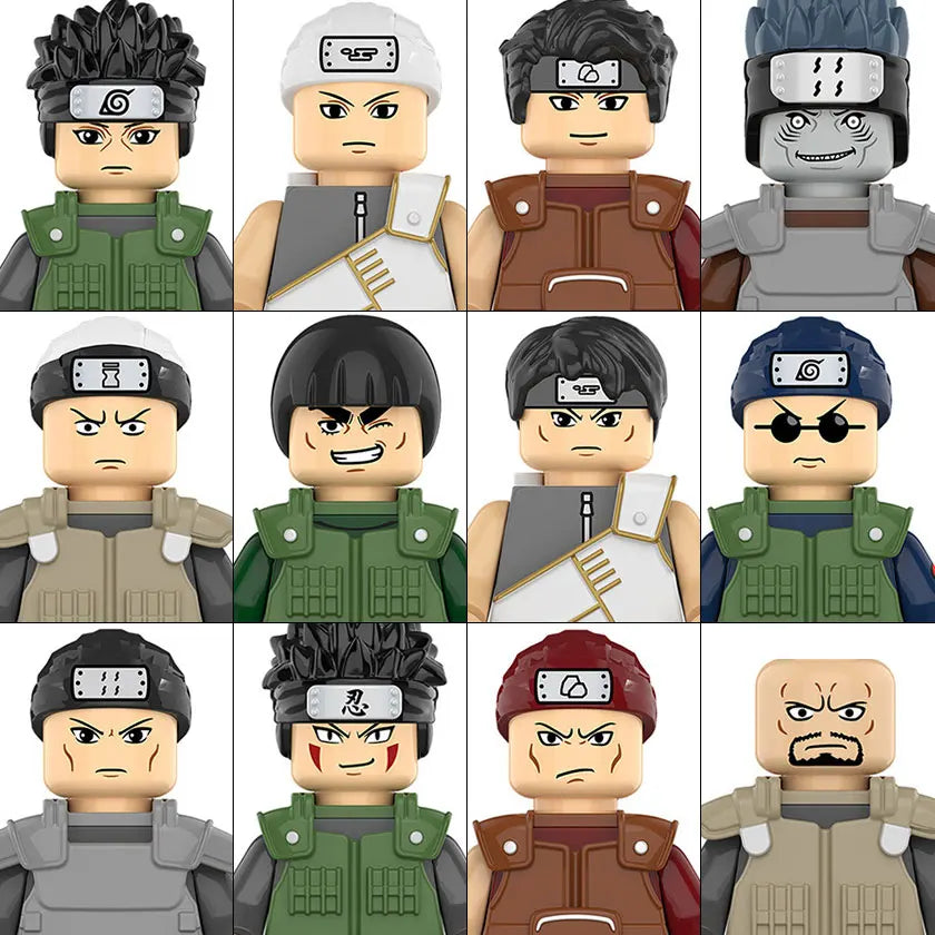 WM6152 Naruto Building Blocks Ootutuki Momoshiki Mitsuki Gaara Namikaze Minato Tobirama Action Figure Accessories For Kids