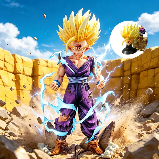 25cm/9.84in Anime Dragon Ball Z Figure Super Saiyan 2 Gohan Action Figures Pvc Collection Model Toys for Gifts