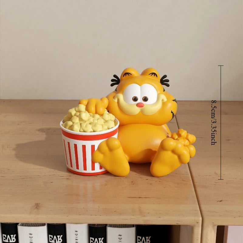 2026 Hot New Cute Style 8.5Cm Garfields Family Peripherals Desktop Ornament Collectible Figure Model Toys Birthday Gifts