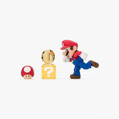 In Stock Bandai Super Mario Bros Model Kit Genuine SHF Mario Anime Action Figure Collection Finished Model Boy Toy Birthday Gift