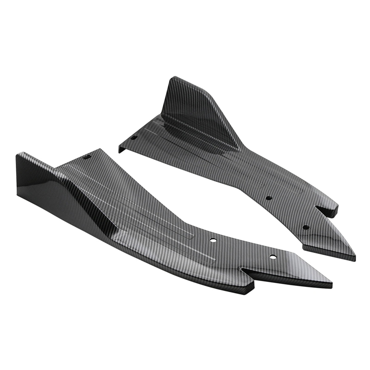 Car Rear Bumper Lip Splitter Universal Cars Side Fins Body Lip Spoiler Chin Skirt Protector Automobile Tuning Accessories