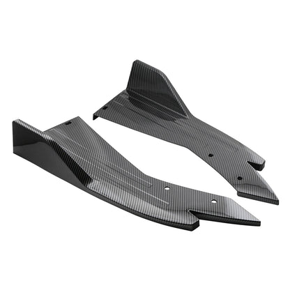 Car Rear Bumper Lip Splitter Universal Cars Side Fins Body Lip Spoiler Chin Skirt Protector Automobile Tuning Accessories