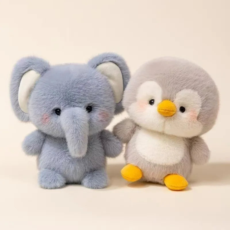 New Cute Soft Plush Series Doll Pillow Elephant Pig Dog Sheep Cute Plush Suitable For Boys And Girls Toy Gifts