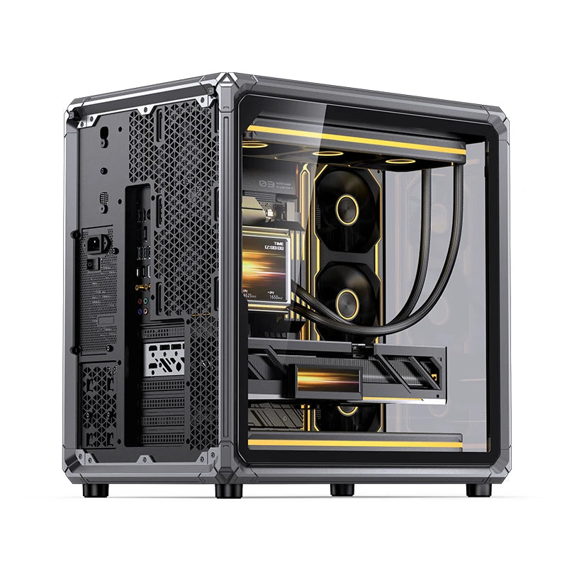 JONSBO X400 Sea View Room Desktop Chassis Esports Framework ATX Case Support Back Plug/360 Water Cooling/13 Fan Positions