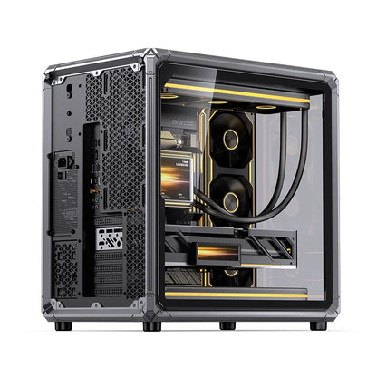 JONSBO X400 Sea View Room Desktop Chassis Esports Framework ATX Case Support Back Plug/360 Water Cooling/13 Fan Positions