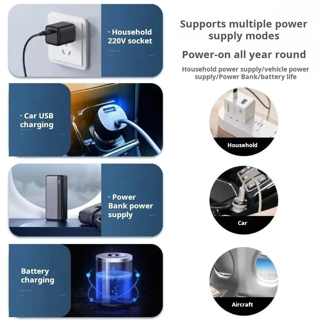Insulin Drug Refrigerator LED Large Screen Double-Layer Insulin Refrigerator Car Portable Constant Temperature Refrigerator