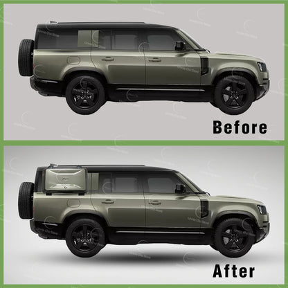 Side Toolbox Storage Box for Land Rover Defender 110 Exterior Accessories No Punching Roof Box Mounted Gear Carrier With Lock