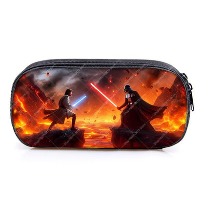 Student Creative Stationery Storage Pouch Accessories Anime Star Wars Cute Pen Case Fashion Printed Pencil Bag School Supplies