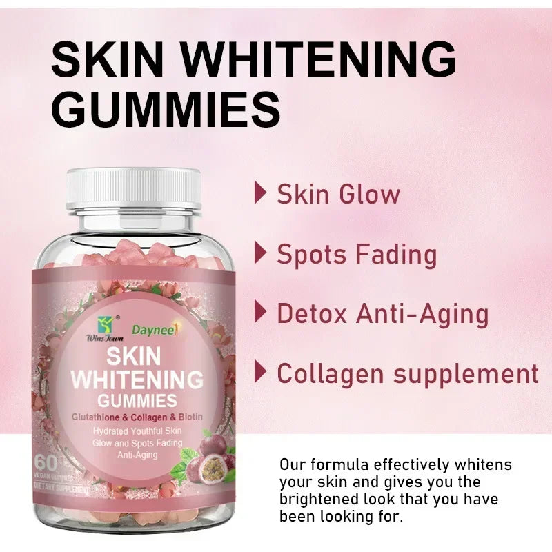 1 Set Skin Gummies Glutathione+ 5000mg Glutathione Beautifying Brightening Capsule