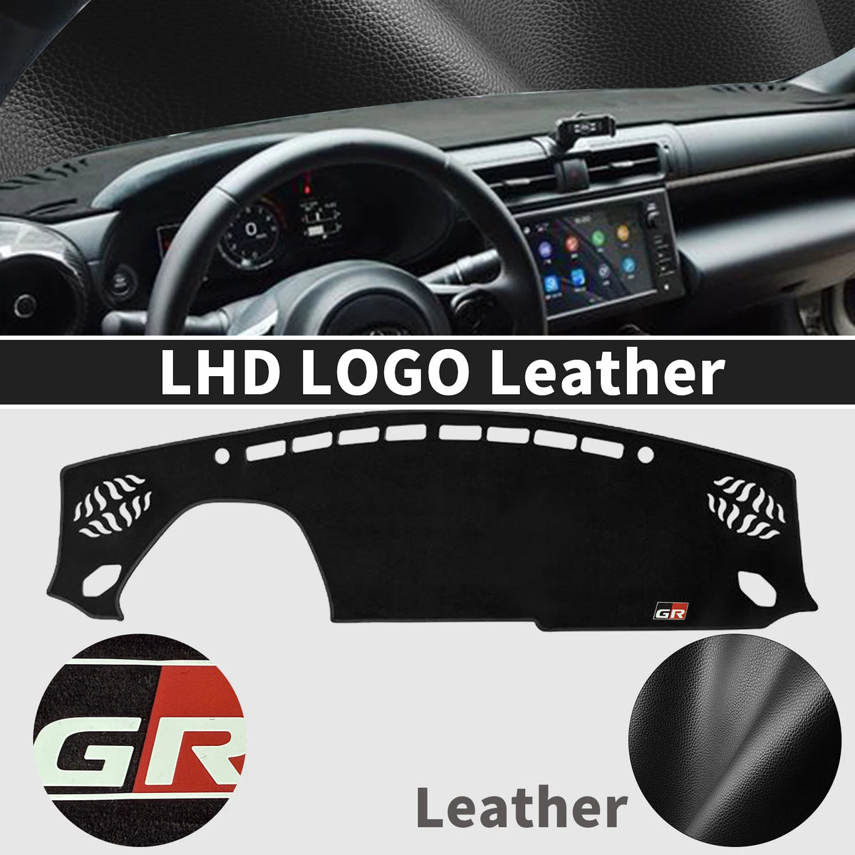 for Toyoa 86 GR86 2021 2022 2023 2024 2025 Car Dashmat Dashboard Cover Pad DashMat Sunshade Protective Carpet Accessories
